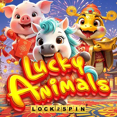 Lucky Animals Lock 2 Spin game tile