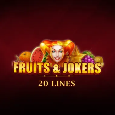Fruits & Jokers: 20 lines game tile
