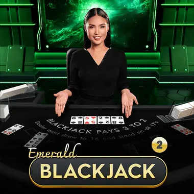 Emerald Blackjack 2 game tile
